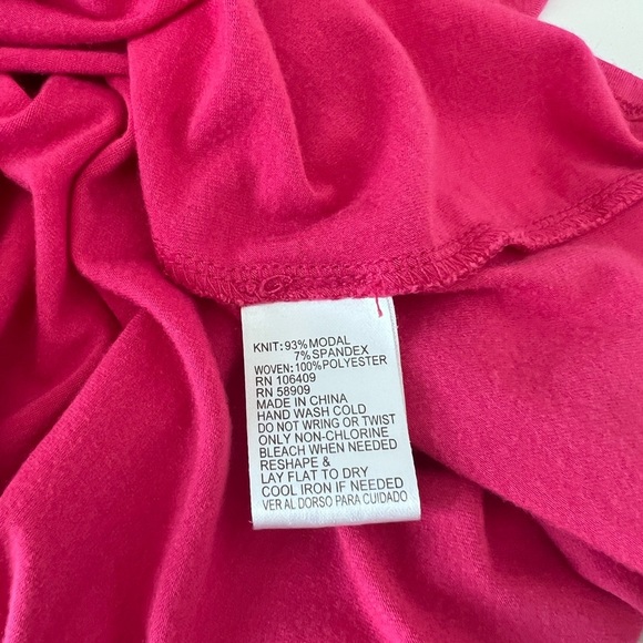 ANTONIO MELANI Fuchsia Draped Blouse - Picture 4 of 4